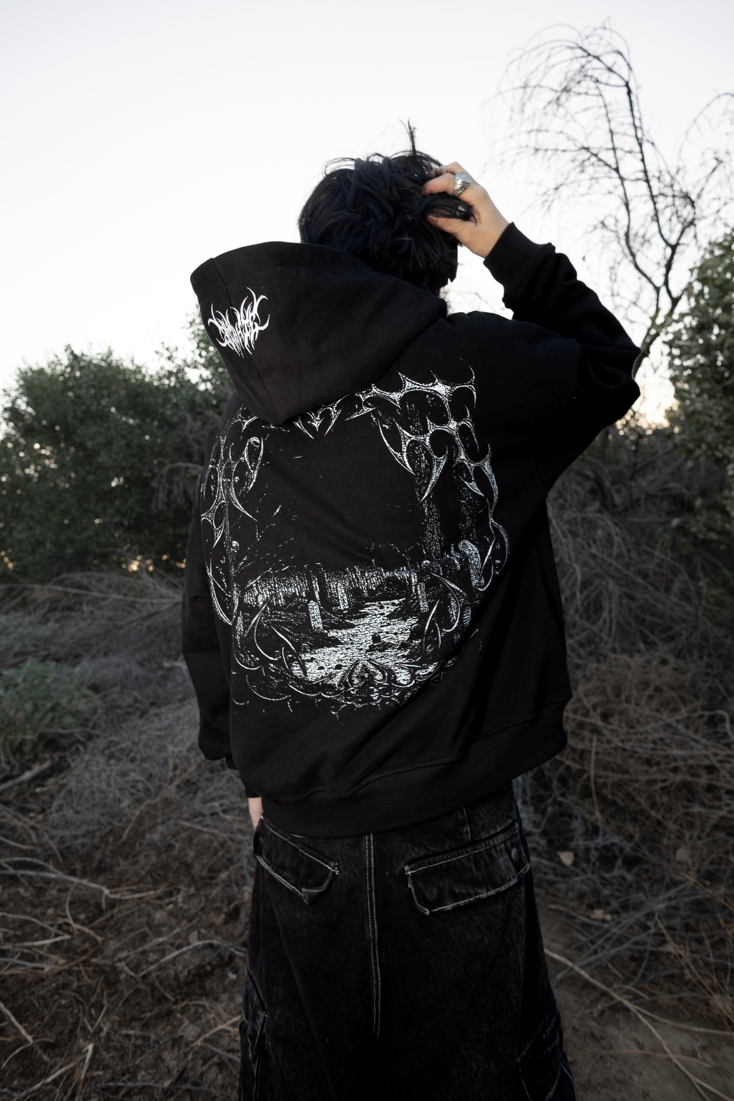 “CEMETERY” ZIP UP